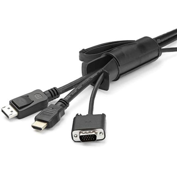 Startech.Com 1.5 M (4.9 Ft.) Cable-Management Sleeve - Spiral - 45 Mm (1.8 In.) Diameter