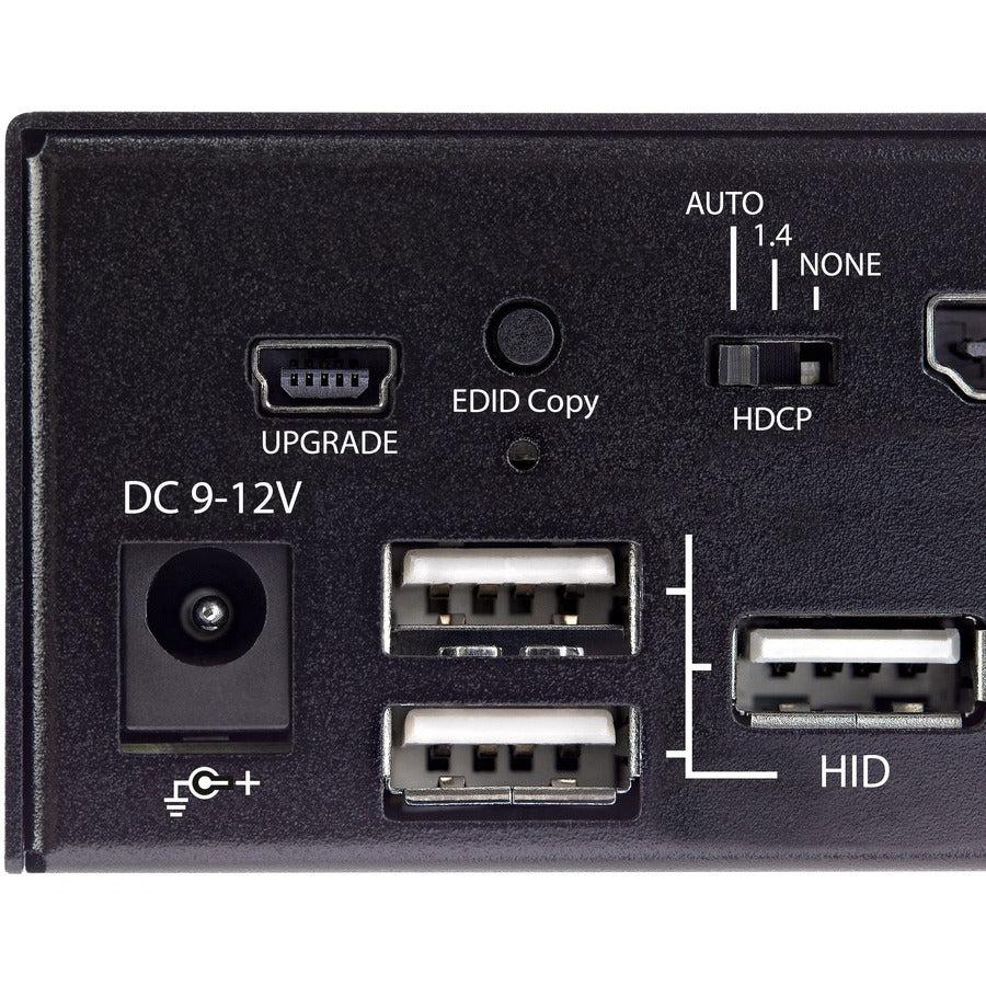 Startech.Com 2 Port Hdmi Kvm Switch - Single Monitor 4K 60Hz Ultra Hd Hdr - Desktop Hdmi 2.0 Kvm