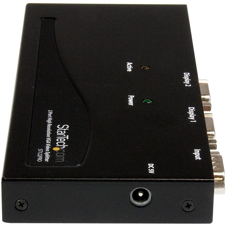 Startech.Com 2 Port High Resolution Vga Video Splitter - 350 Mhz