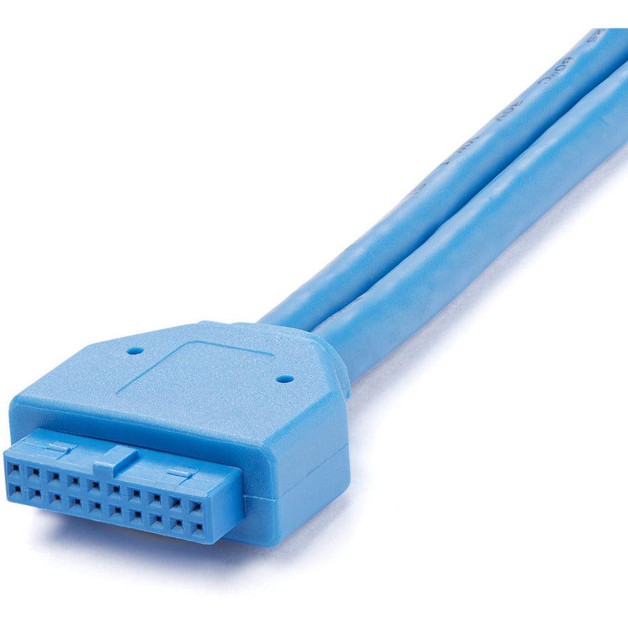 Startech.Com 2 Port Panel Mount Usb 3.0 Cable - Usb A To Motherboard Header Cable F/F