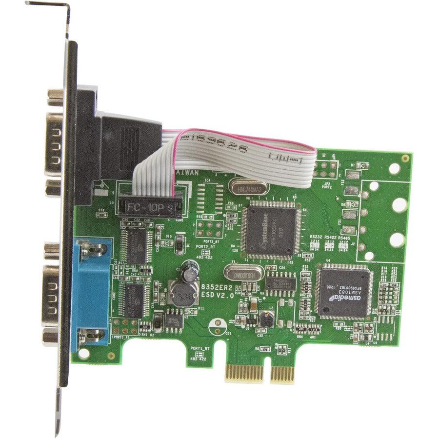 Startech.Com 2-Port Pci Express Serial Card With 16C1050 Uart - Rs232