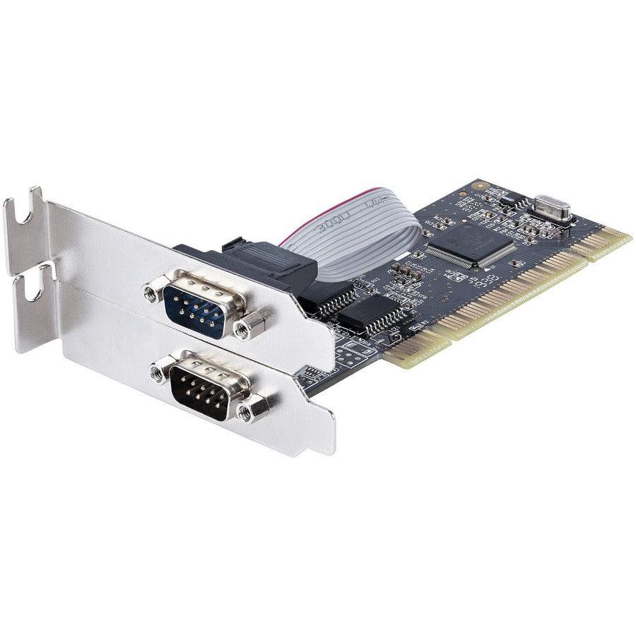 Startech.Com 2-Port Pci Rs232 Serial Adapter Card - Pci Serial Port Expansion Controller Card -