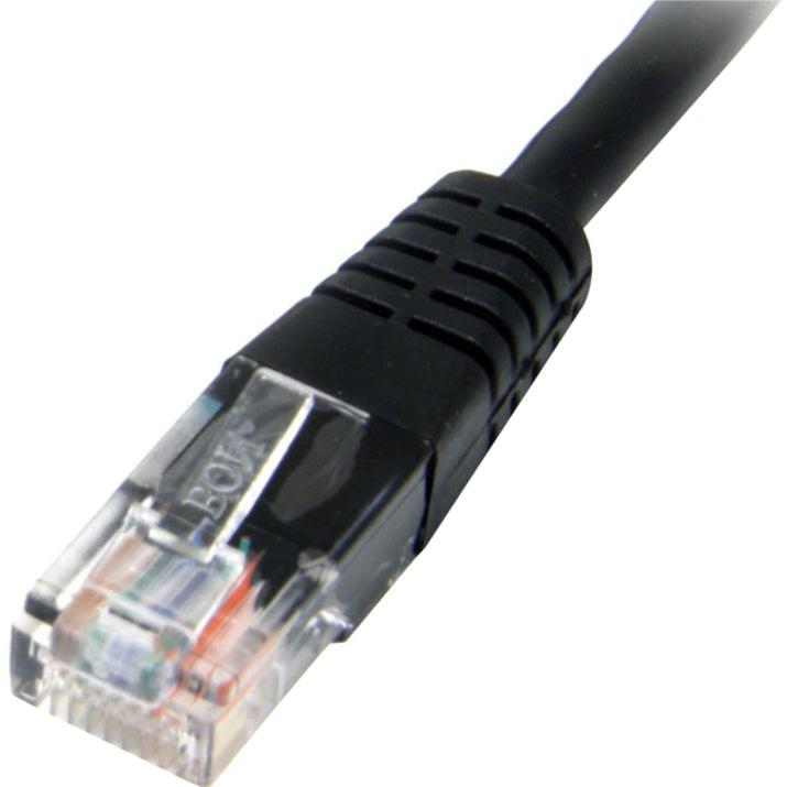 Startech.Com 25 Ft Cat5E Black Molded Rj45 Utp Cat 5E Patch Cable - 25Ft Patch Cord