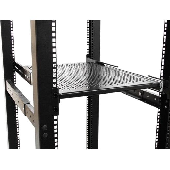 Startech.Com 2U Adjustable Mounting Depth Vented Sliding Rack Mount Shelf  50Lbs / 22.7Kg