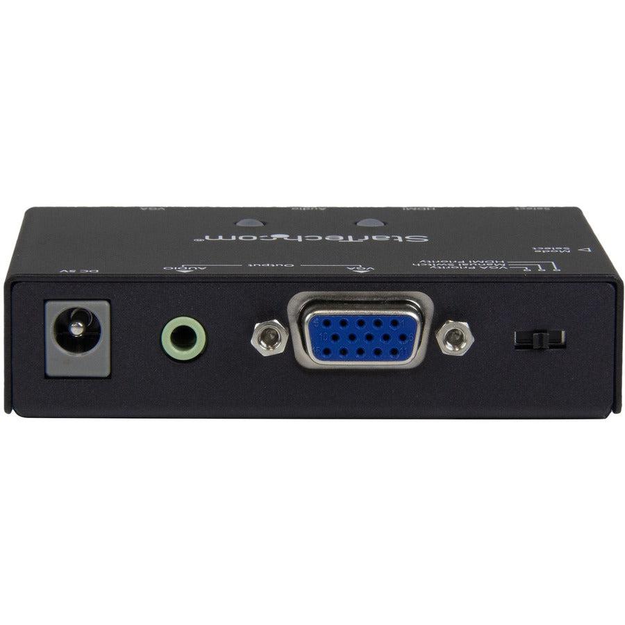 Startech.Com 2X1 Vga + Hdmi To Vga Converter Switch W/ Priority Switching  1080P