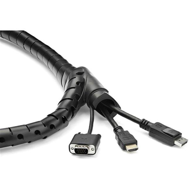 Startech.Com 2.5 M (8.2 Ft.) Cable-Management Sleeve - Spiral - 25 Mm (1 In.) Diameter