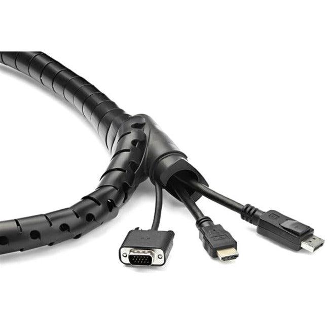 Startech.Com 2.5 M (8.2 Ft.) Cable-Management Sleeve - Spiral - 45 Mm (1.8 In.) Diameter