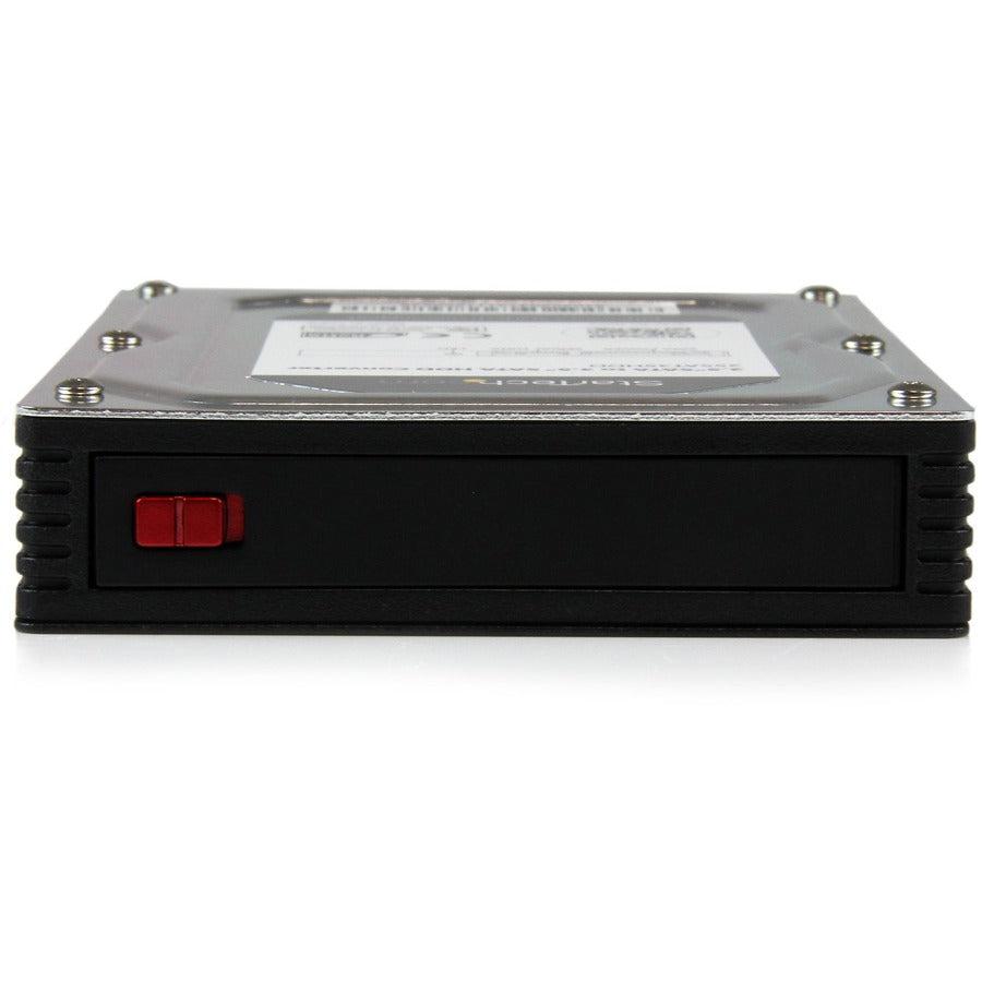 Startech.Com 2.5 To 3.5 Sata Aluminum Hard Drive Adapter Enclosure With Ssd / Hdd Height Up To 12.5Mm