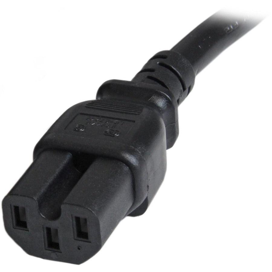 Startech.Com 3 Ft 14 Awg Computer Power Cord - Iec C14 To Iec C15