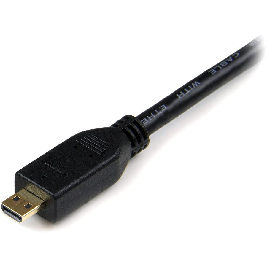 Startech.Com 3 Ft High Speed Hdmi Cable With Ethernet - Hdmi To Hdmi Micro - M/M