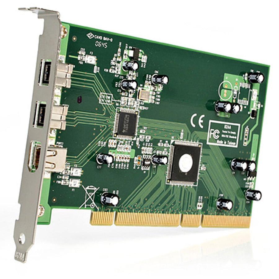 Startech.Com 3 Port 2B 1A Pci 1394B Firewire Adapter Card With Dv Editing Kit