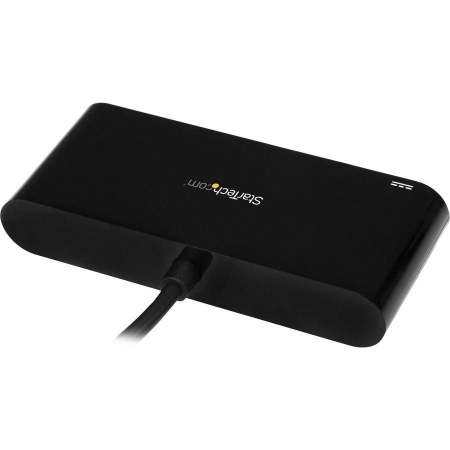 Startech.Com 3 Port Usb-C Hub With Gigabit Ethernet & 60W Power Delivery Passthrough Laptop Charging
