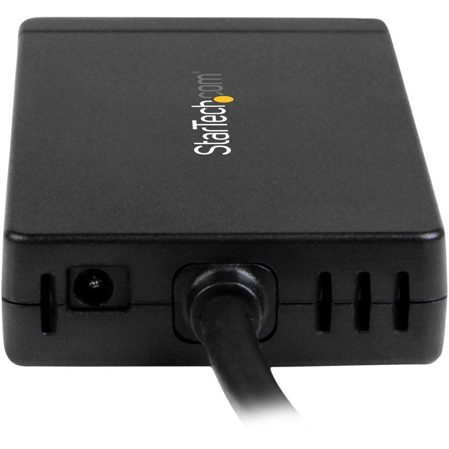 Startech.Com 3-Port Usb-C Hub With Gigabit Ethernet - Usb-C To 3X Usb-A - Usb 3.0 - Includes Power Adapter