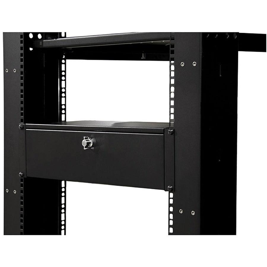 Startech.Com 3U 9In Deep Rackmount Locking Storage Drawer