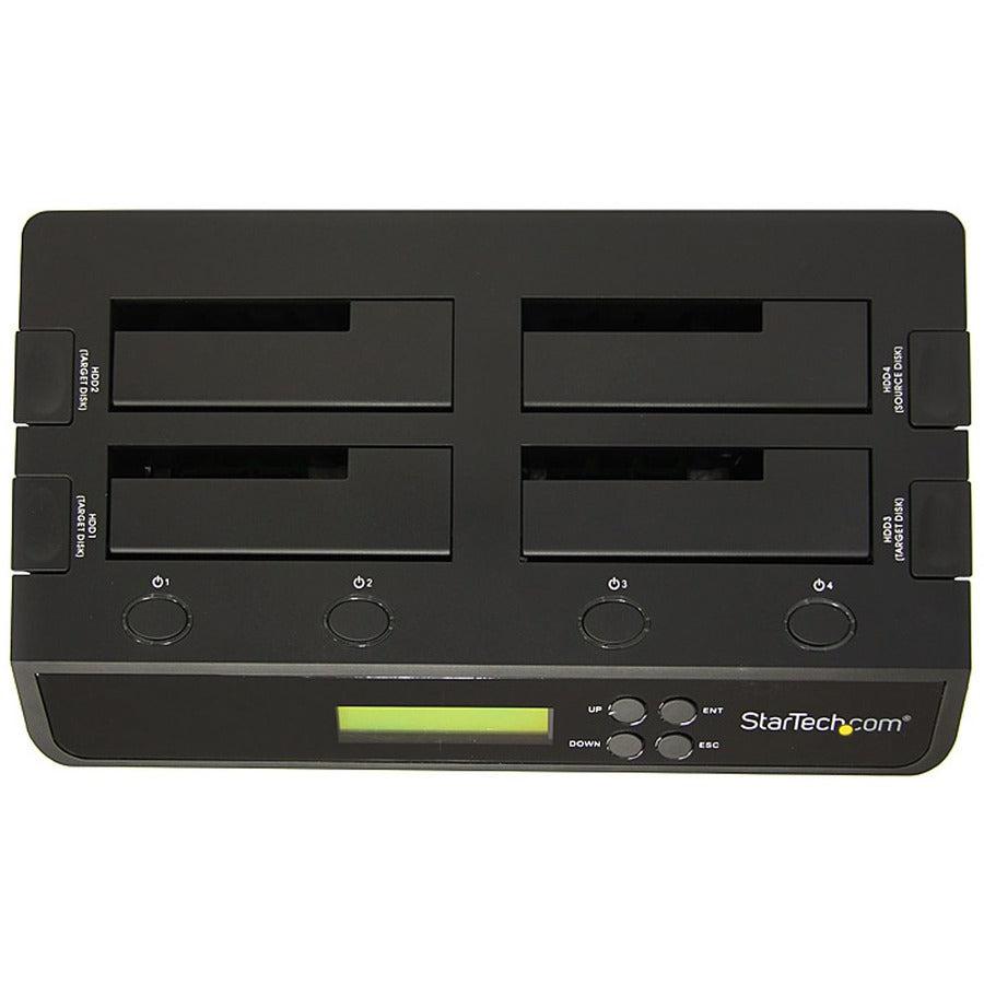 Startech.Com 4 Bay Usb 3.0 Esata To Sata Standalone 1:3 Hdd Hard Drive Duplicator Dock