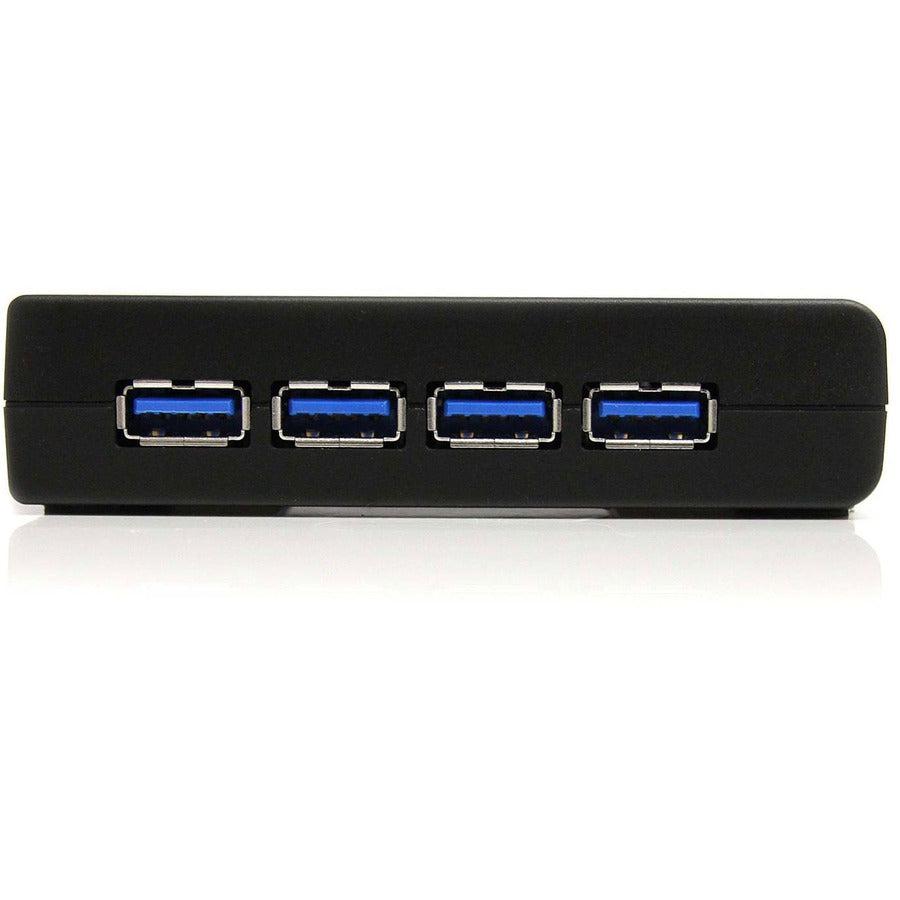 Startech.Com 4 Port Black Superspeed Usb 3.0 Hub