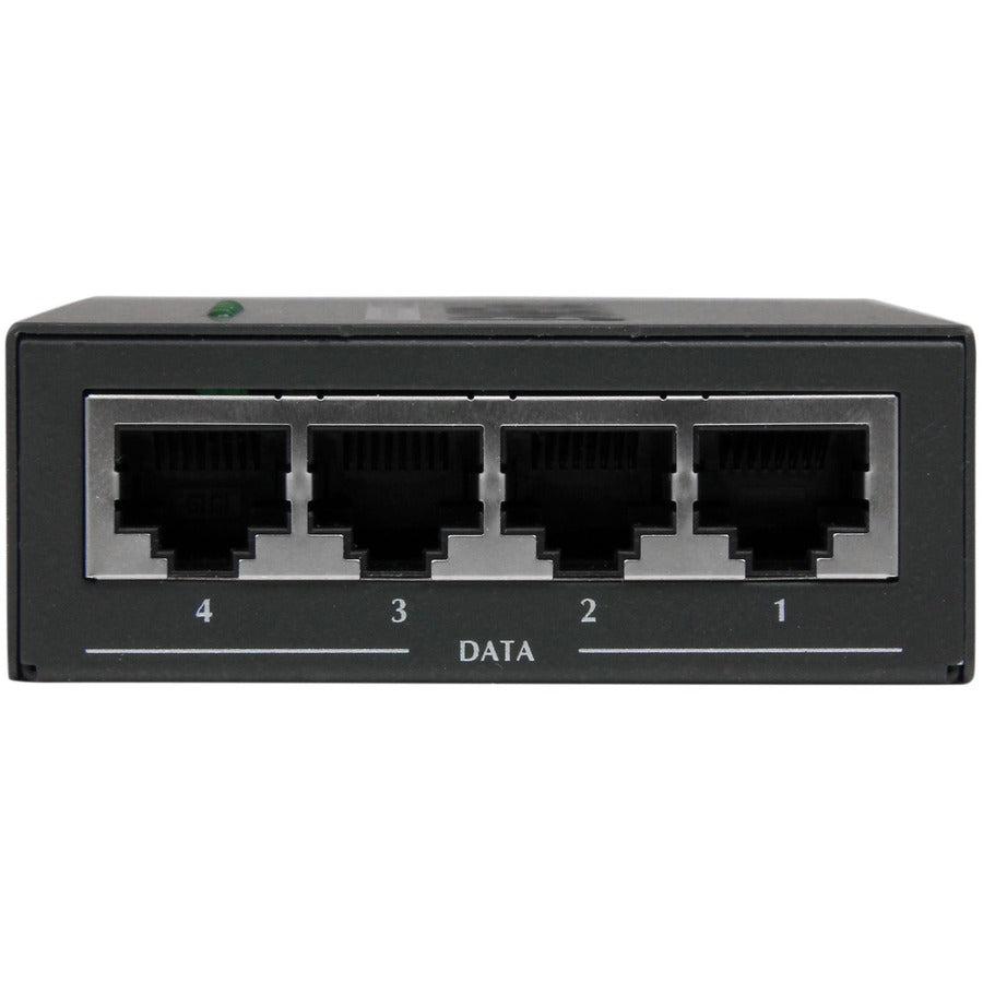Startech.Com 4-Port Gigabit Midspan - Poe+ Injector - 802.3At/Af