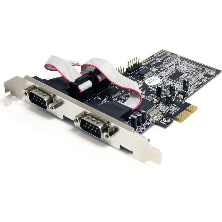 Startech.Com 4 Port Native Pci Express Rs232 Serial Adapter Card With 16550 Uart