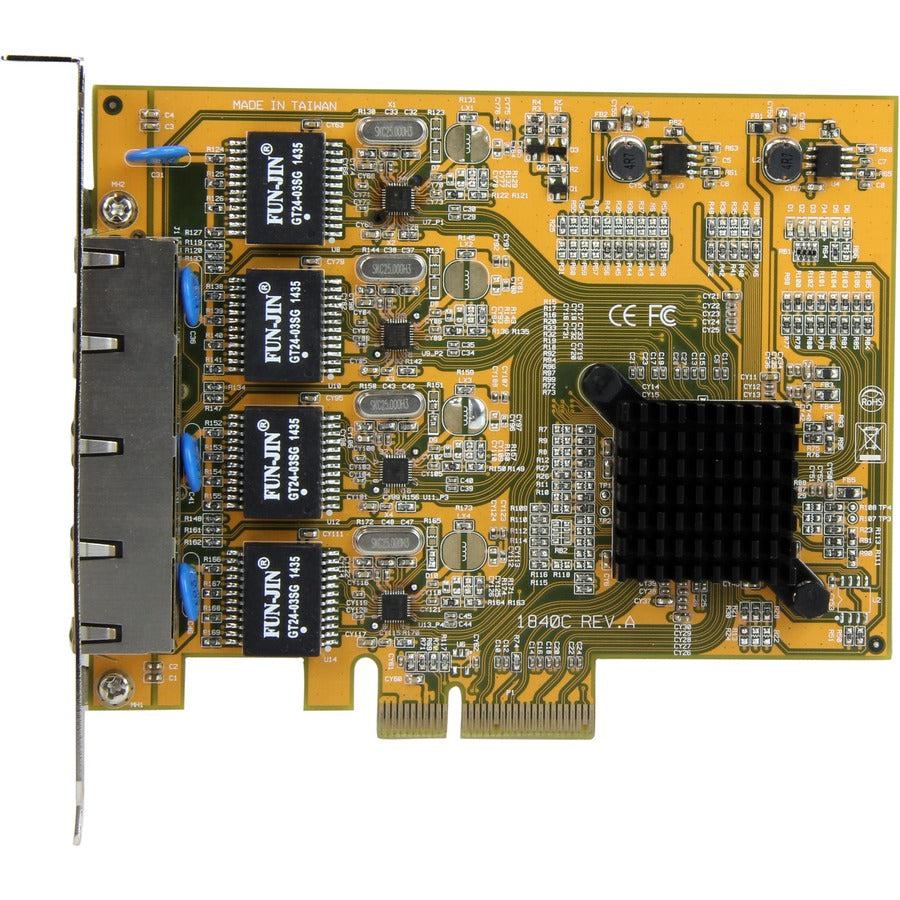 Startech.Com 4-Port Pcie Gigabit Network Adapter Card