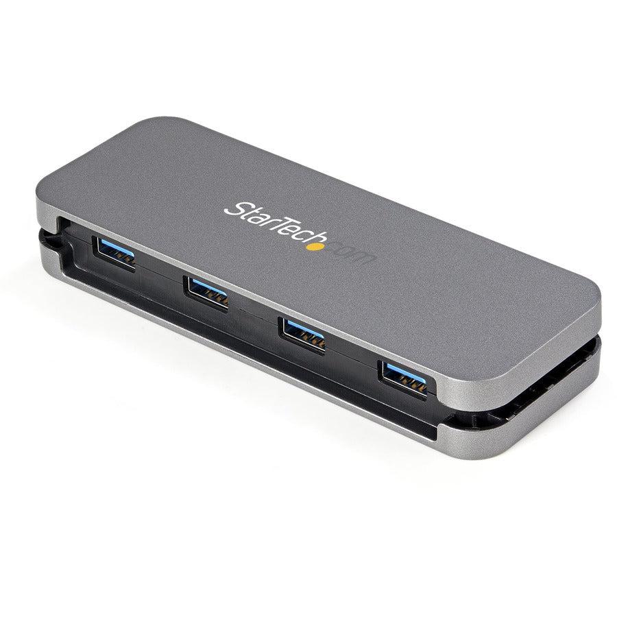 Startech.Com 4 Port Usb 3.0 Hub - Usb-A To 4X Usb-A - Superspeed 5Gbps Portable Usb 3.1 Gen 1 Type-A