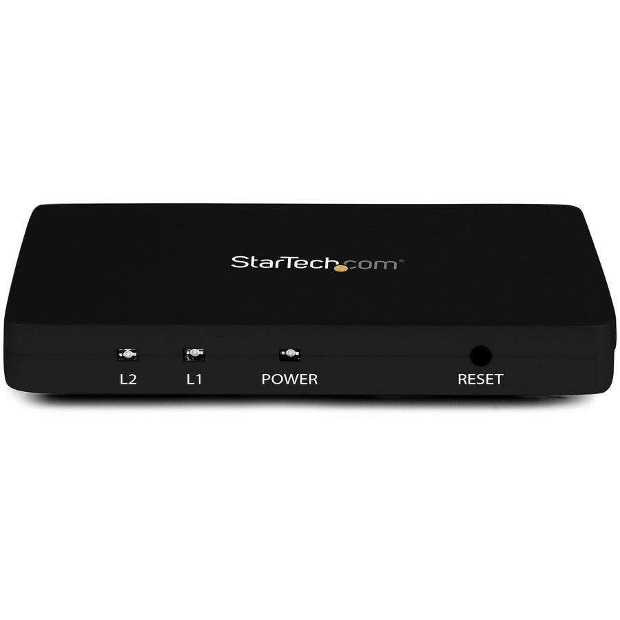 Startech.Com 4K Hdmi 2-Port Video Splitter  1X2 Hdmi Splitter W/ Solid Aluminum Housing  4K 30Hz