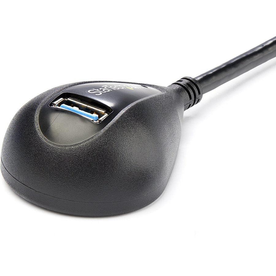 Startech.Com 5 Ft Black Desktop Superspeed Usb 3.0 Extension Cable - A To A M/F