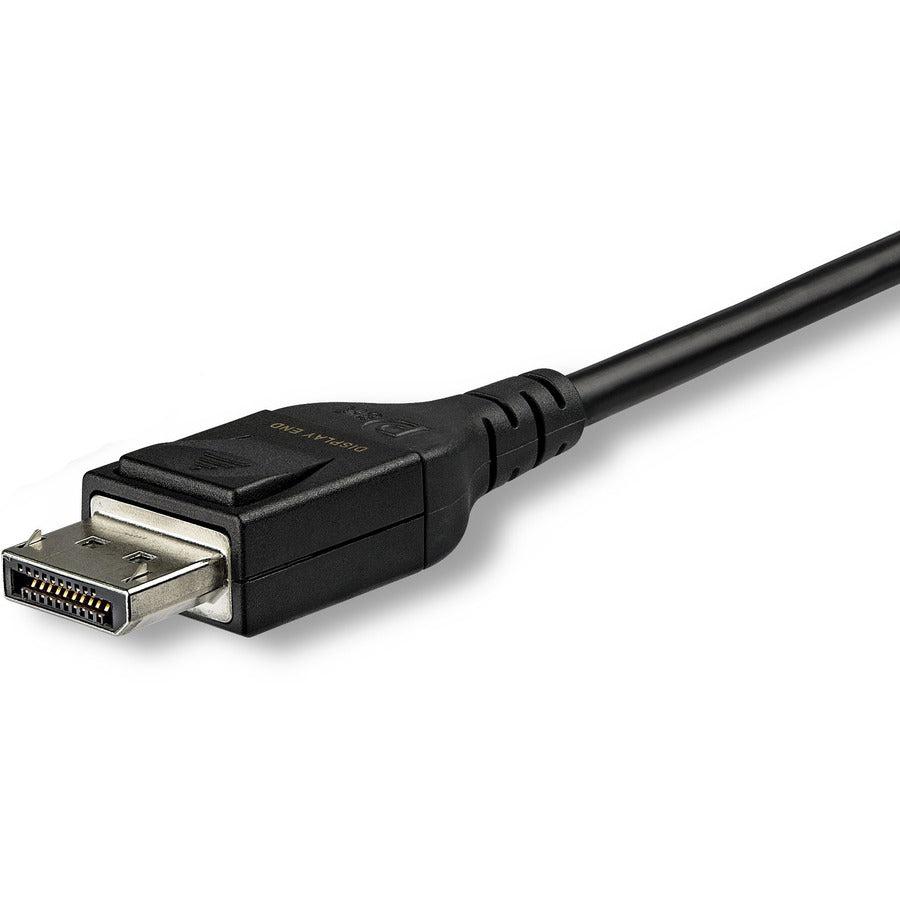 Startech.Com 50Ft (15M) Displayport Active Optical Cable (Aoc) - 8K 60Hz/4K 120Hz Video - Fiber