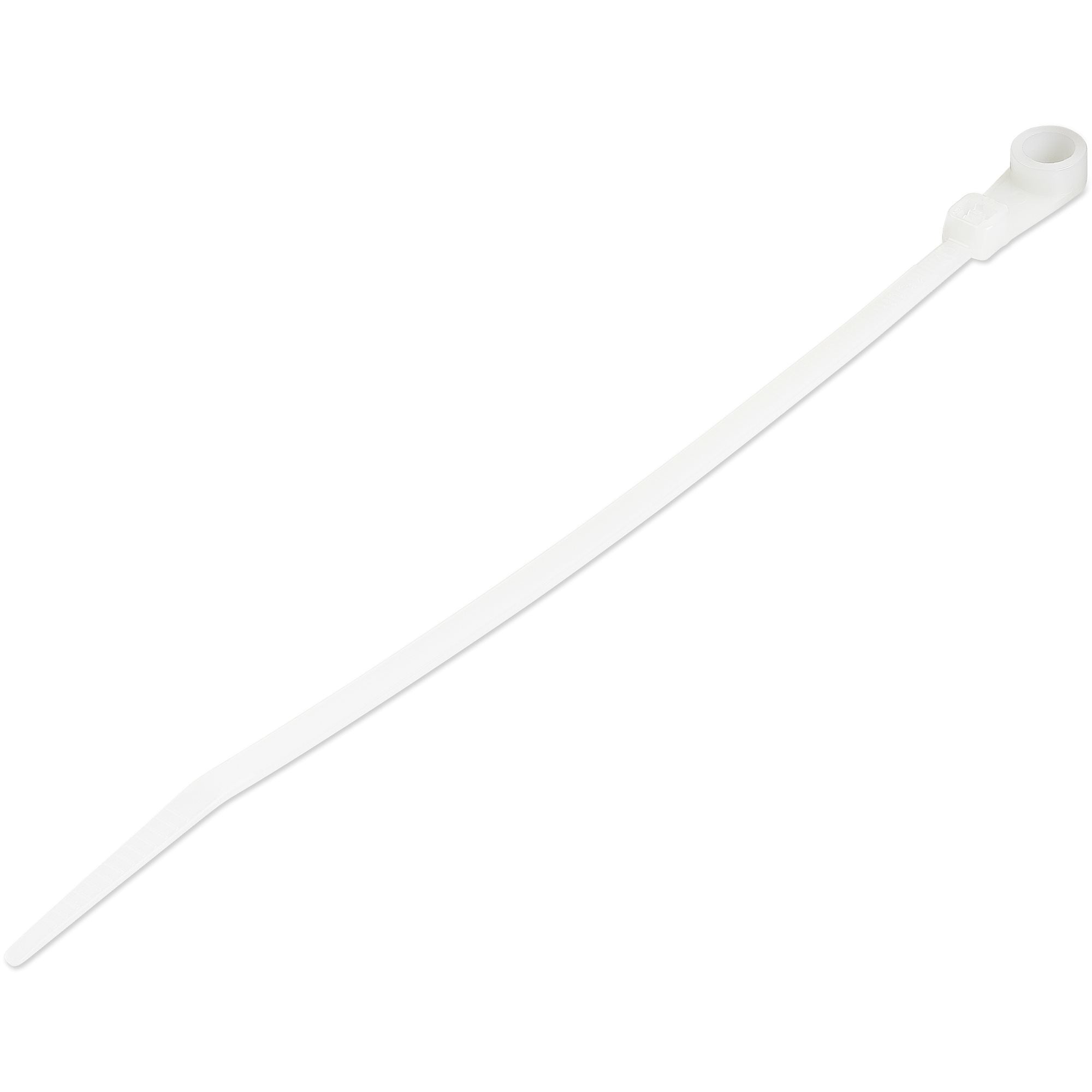 Startech.Com 6"(15Cm) Cable Ties With Mounting Hole - 1/8"(3Mm) Wide, 1-1/2"(40Mm) Bundle Dia.