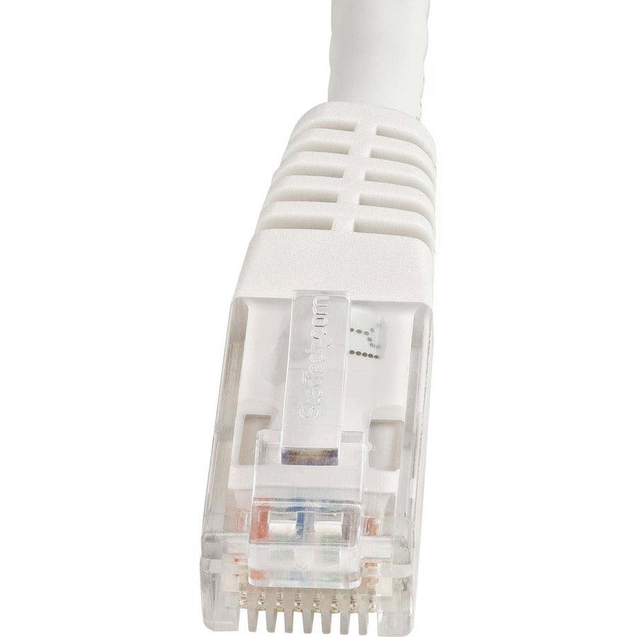 Startech.Com 6Ft Cat6 Ethernet Cable - White Cat 6 Gigabit Ethernet Wire -650Mhz 100W Poe Rj45 Utp C6Patch6Wh