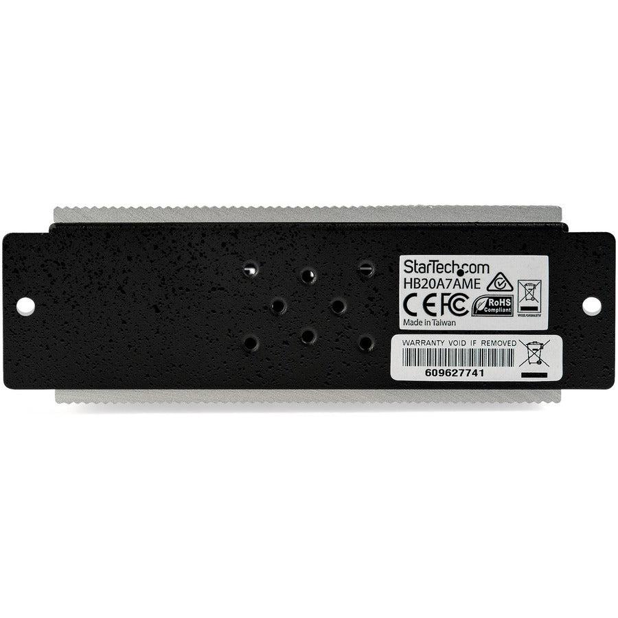 Startech.Com 7-Port Usb 2.0 Hub - Metal Industrial Usb-A Hub With Esd & 350W Surge Protection -