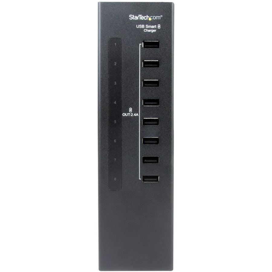 Startech.Com 8-Port Charging Station For Usb Devices - 96W/19.2A