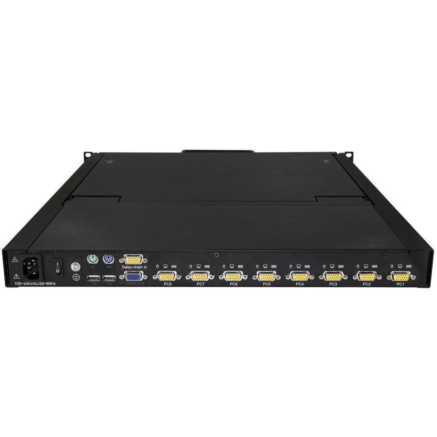 Startech.Com 8 Port Rackmount Kvm Console W/ 6Ft Cables - Integrated Kvm Switch W/ 19" Lcd Monitor -