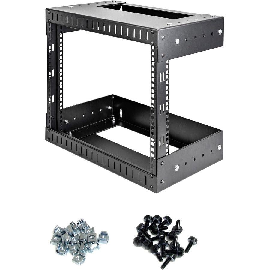 Startech.Com 8U 19" Wall Mount Network Rack - Adjustable Depth 12-20" 2 Post Open Frame Server