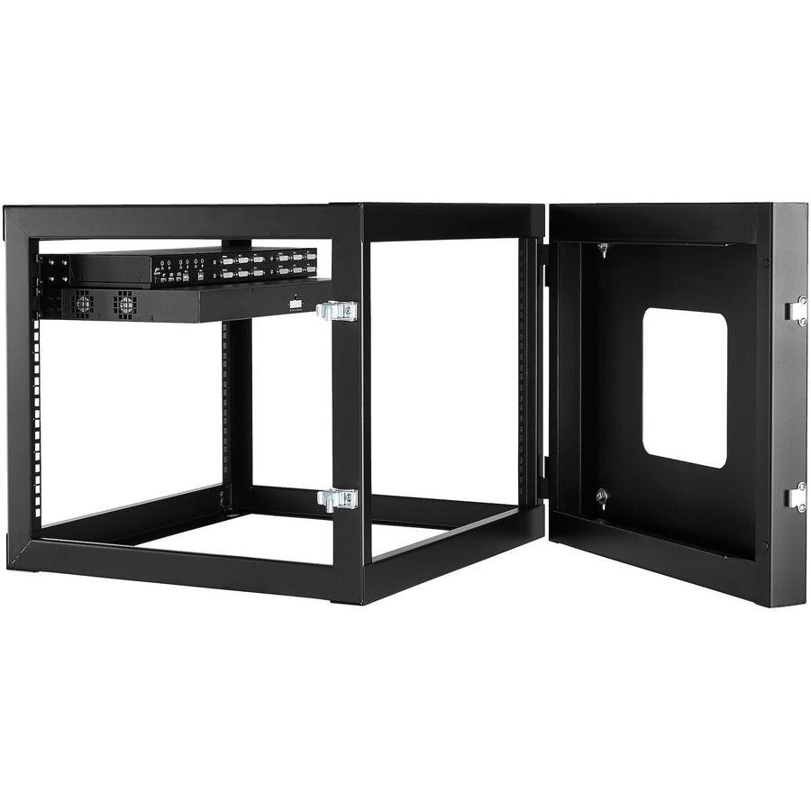 Startech.Com 8U 22In Depth Hinged Open Frame Wall Mount Server Rack