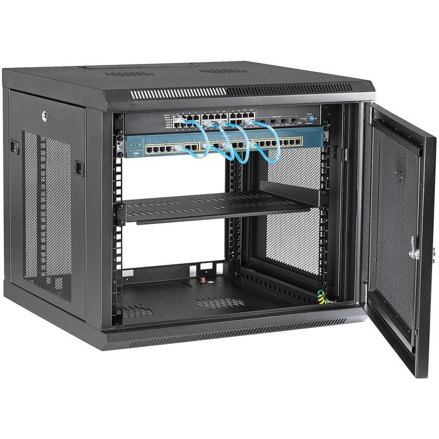Startech.Com 9U Wall-Mount Server Rack Cabinet - Up To 18.9 In. Deep