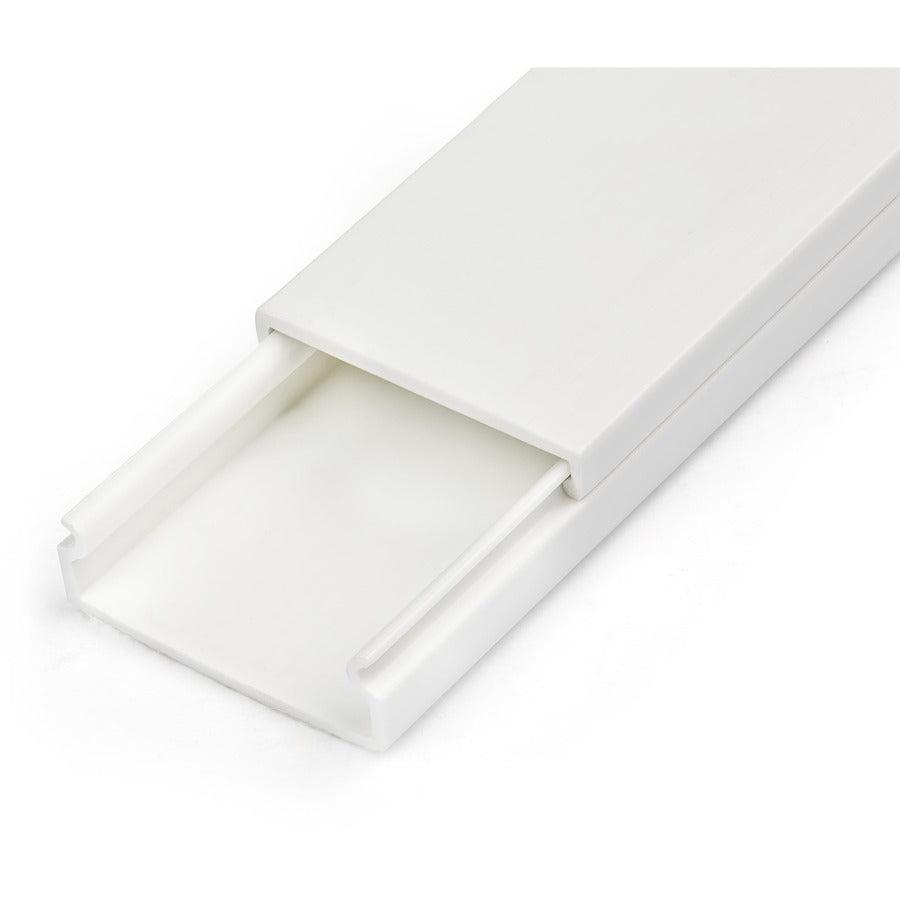 Startech.Com Cable Management Raceway W/Adhesive Tape 39In - Network Cable Hider Kit - Solid Wall Cbmwwd3211