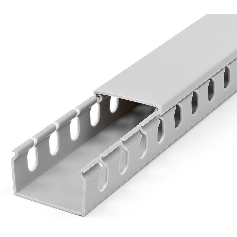 Startech.Com Cable Management Raceway W/Parallel Slots 78In - Network Cable Hider Kit - Slotted Wall