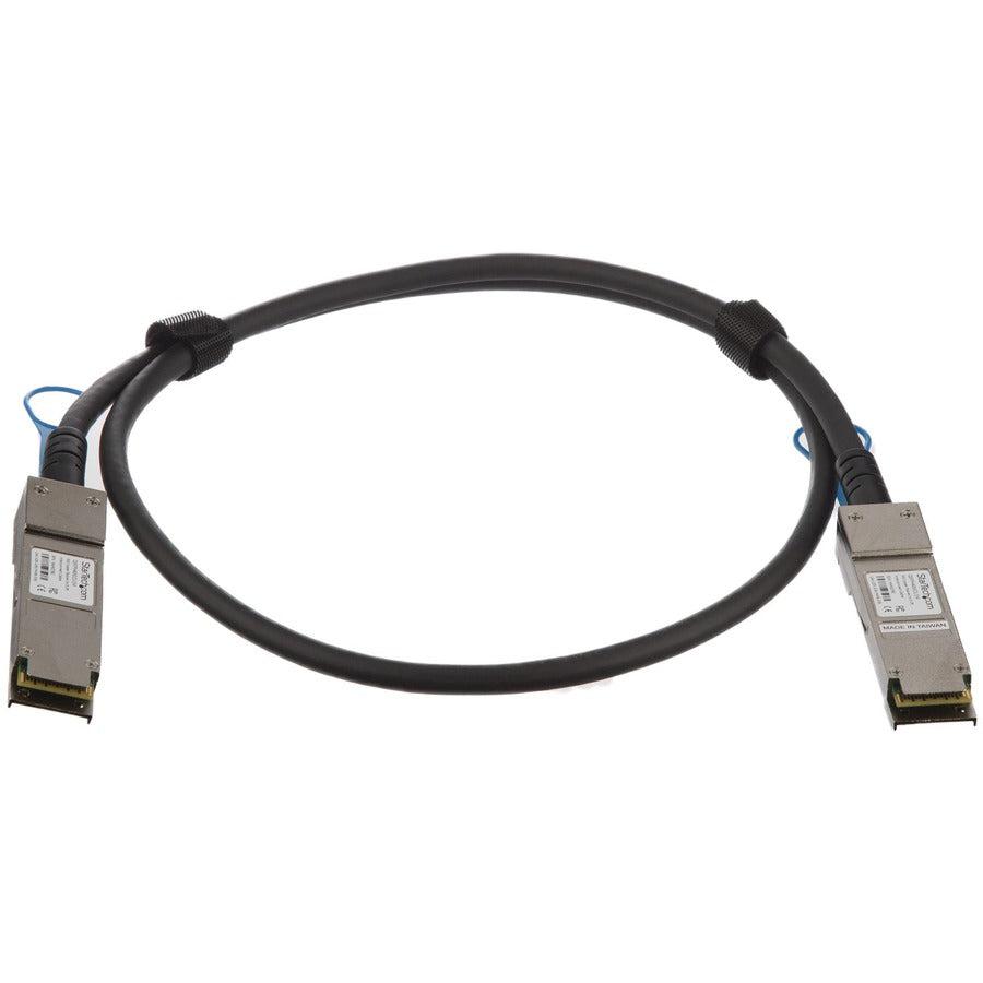 Startech.Com Cisco Qsfp-H40G-Cu1M Compatible 1M 40G Qsfp+ To Qsfp+ Direct Attach Cable Twinax -