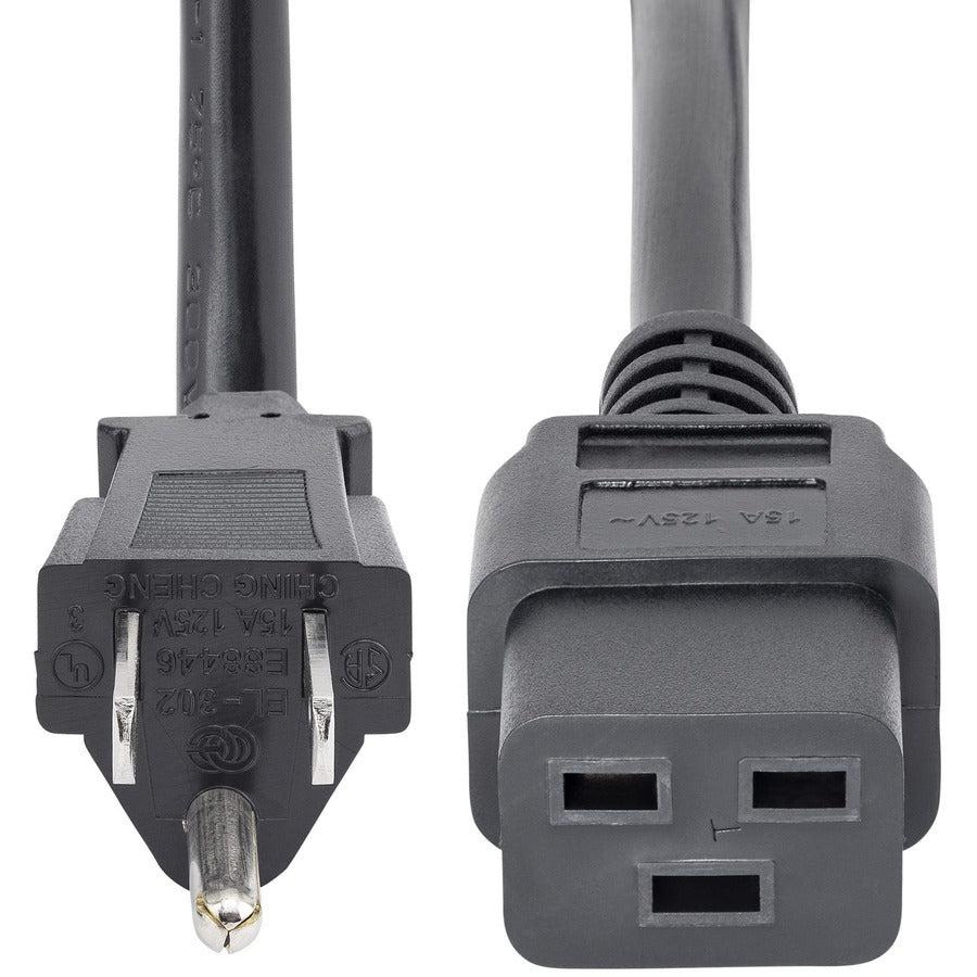 Startech.Com Computer Power Cord - Nema 5-15P To C19, 14 Awg, 10 Ft