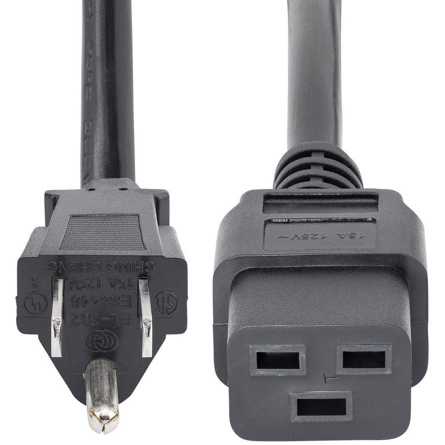 Startech.Com Computer Power Cord - Nema 5-15P To C19, 14 Awg, 3 Ft