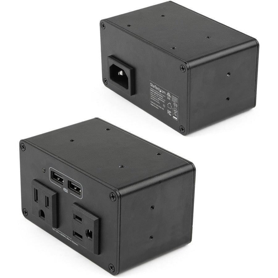 Startech.Com Conference Table Box For Av Connectivity & Power/Charging - 4K Hdmi Output With Hdmi,