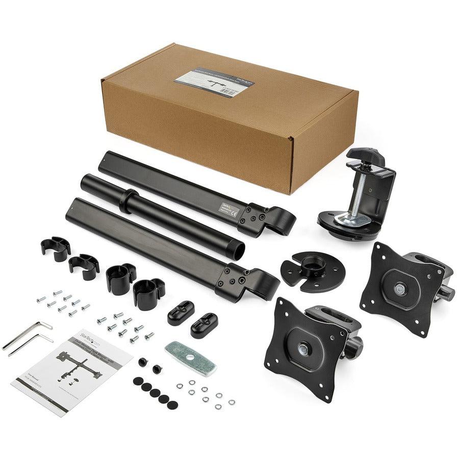 Startech.Com Desk-Mount Dual-Monitor Arm - Cross Bar - Grommet/Desk Clamp Mount