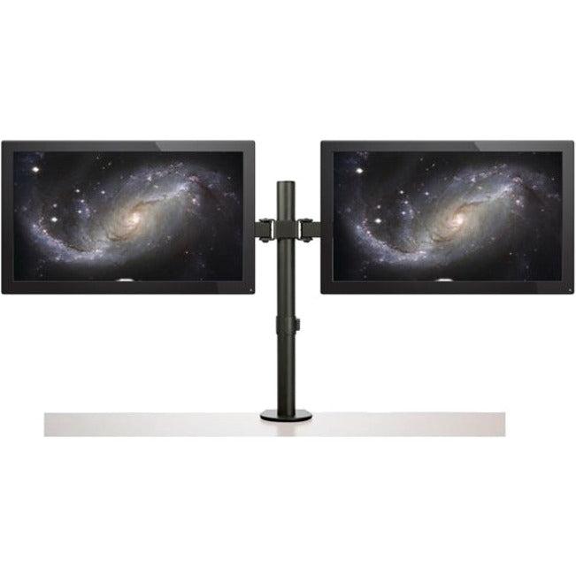 Startech.Com Desk Mount Dual Monitor Arm - Desk Clamp / Grommet Vesa Monitor Mount For Up To 32 Inch Displays - Ergonomic Articulating Monitor Arm - Height Adjustable/Tilt/Swivel/Rotating