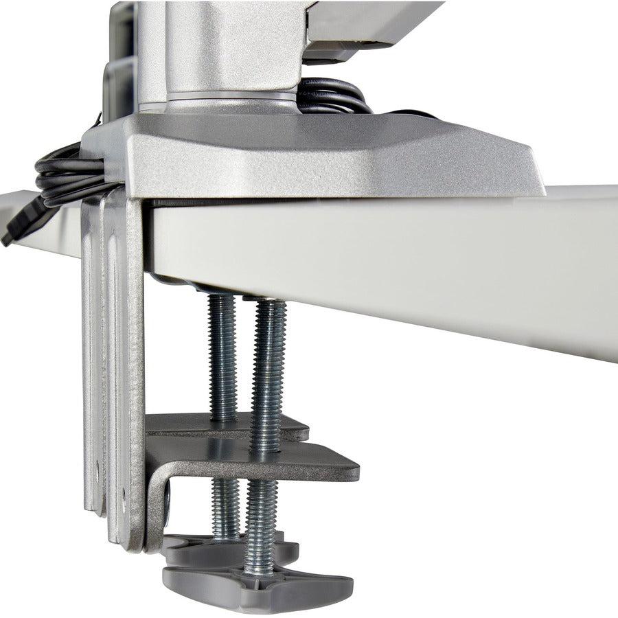 Startech.Com Desk Mount Dual Monitor Arm With Usb & Audio - Desk Clamp Vesa Mount For Up To 32
