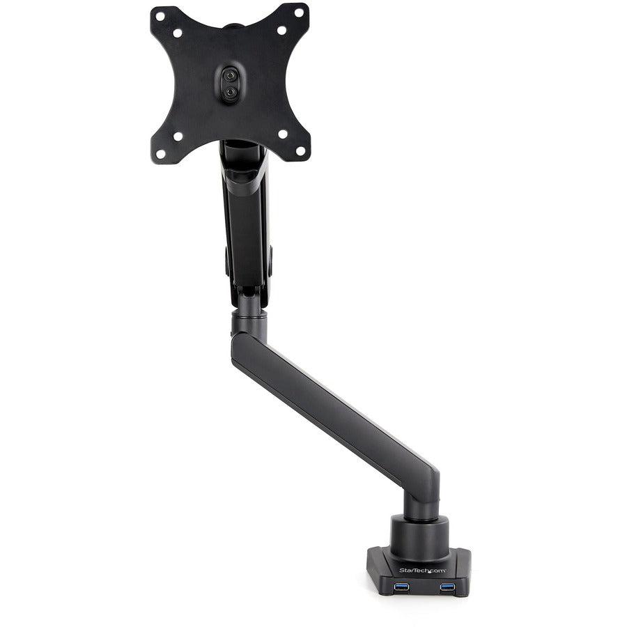 Startech.Com Desk Mount Monitor Arm With 2X Usb 3.0 Ports - Slim Full Motion Adjustable Single