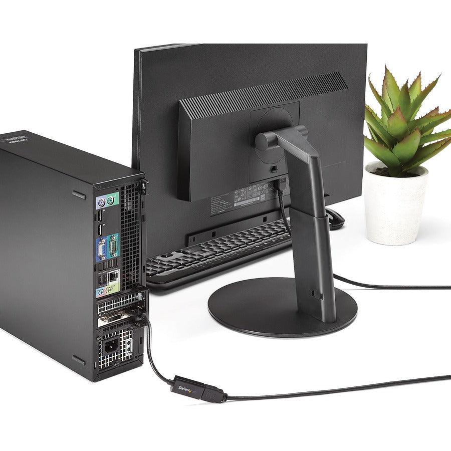 Startech.Com Displayport To Hdmi Adapter - 4K 30Hz Active Displayport To Hdmi Video Converter - Dp