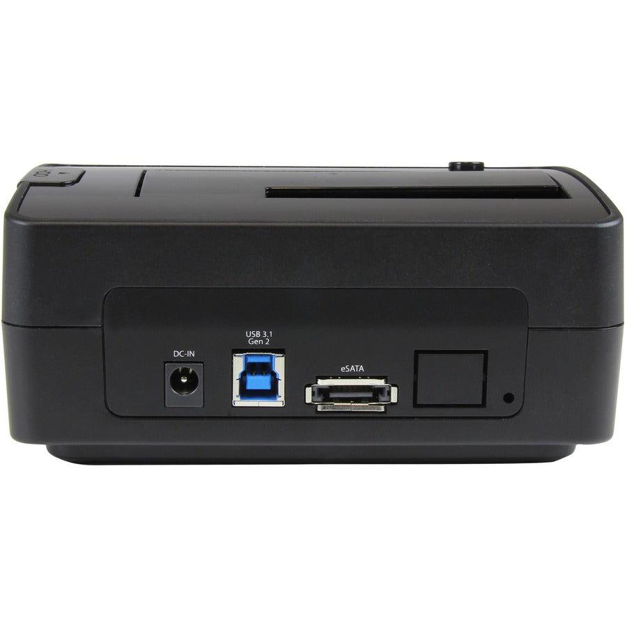 Startech.Com Drive Docking Station For 2.5 / 3.5" Sata Drives - Usb 3.1 (Usb-A, Usb-C) Or Esata