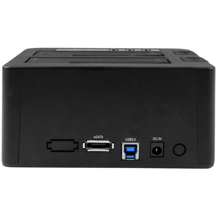 Startech.Com Esata / Usb 3.0 Hard Drive Duplicator Dock  Standalone Hdd Cloner With Sata 6Gbps For Fast-Speed Duplication
