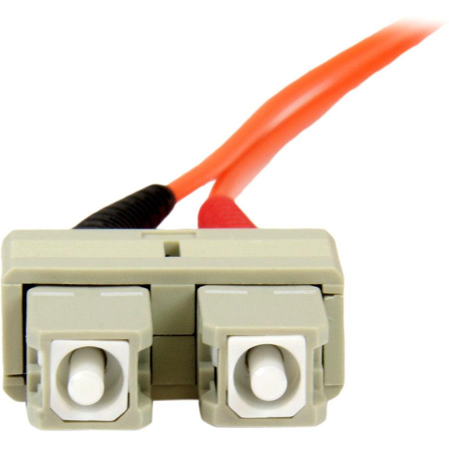 Startech.Com Fiber Optic Cable - Multimode Duplex 50/125 - Ofnp Plenum - Sc/Sc - 2 M