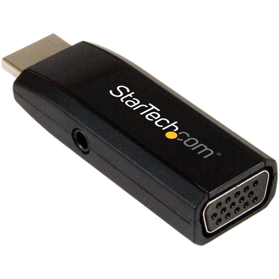 Startech.Com Hdmi To Vga Converter With Audio - Compact - 1920X1200